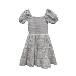 Girls Kids little peixoto white dress Small S